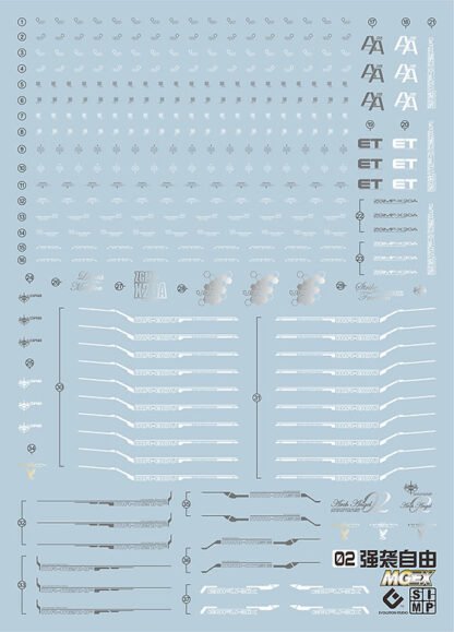 Water Decals MGEX Strike Freedom fluorescent – Image 2