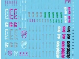Water Decals PG RED FRAME 01