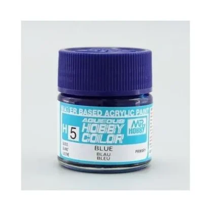 PEINTURE MAQUETTE MR HOBBY H005 BLEU BRILLANT 10ML