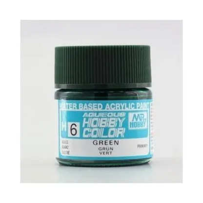 PEINTURE MAQUETTE MR HOBBY H006 VERT BRILLANT 10ML