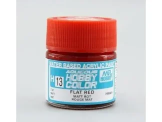 PEINTURE MAQUETTE MR HOBBY H013 ROUGE MAT 10ML