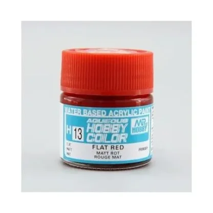 PEINTURE MAQUETTE MR HOBBY H013 ROUGE MAT 10ML