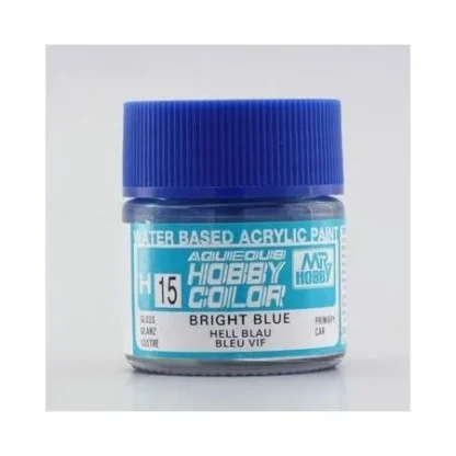 PEINTURE MAQUETTE MR HOBBY H015 BLEU VIF BRILLANT 10ML