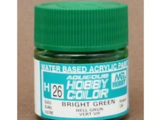 PEINTURE MAQUETTE MR HOBBY H026 VERT VIF BRILLANT 10ML