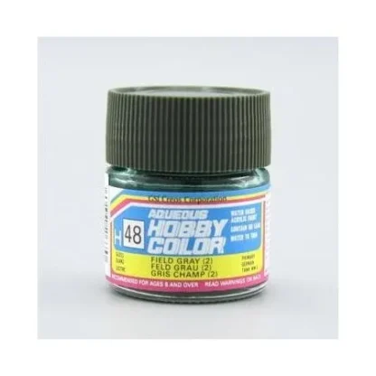 PEINTURE MAQUETTE MR HOBBY H048 GRIS VERT TROUPE ALLEMANDE BRILL 10ML