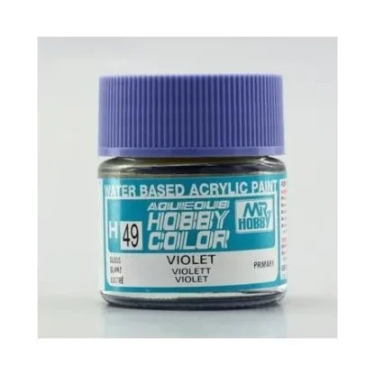 PEINTURE MAQUETTE MR HOBBY H049 VIOLET BRILLANT 10ML