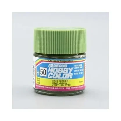 PEINTURE MAQUETTE MR HOBBY H050 VERT TILLEUL BRILLANT 10ML