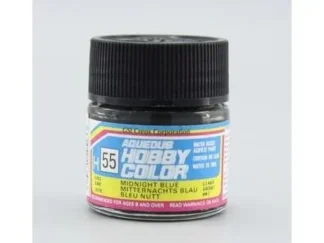 PEINTURE MAQUETTE MR HOBBY H055 BLEU NUIT BRILLANT 10ML