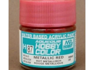 PEINTURE MAQUETTE MR HOBBY H087 ROUGE MÉTALLIQUE 10ML