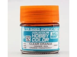 PEINTURE MAQUETTE MR HOBBY H092 ORANGE TRANSPARENT BRILLANT 10ML