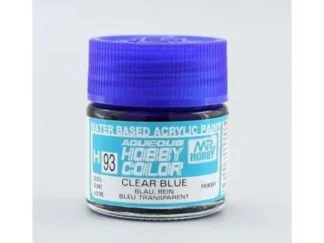 PEINTURE MAQUETTE MR HOBBY H093 BLEU TRANSPARENT BRILLANT 10ML