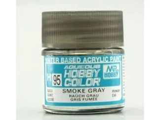 PEINTURE MAQUETTE MR HOBBY H095 GRIS FUME BRILLANT 10ML