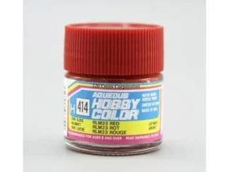 PEINTURE MAQUETTE MR HOBBY H414 ROUGE RLM 23 SATINE 10ML