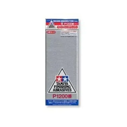 TAMIYA 87058 PAPIER ABRASIF DE FINITION P1200 (3 pcs.)