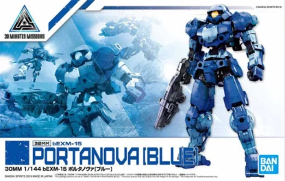 30MM 1/144 bEXM-15 Portanova (Blue Gray) - Model Kit MIX FIG