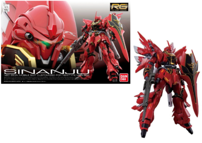 GUNDAM - Model Kit - Real Grade - MSN-06S Sinanju - 17 CM