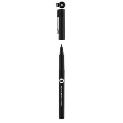 MOLOTOW 703213 MARQUEUR FEUTRE FIN NOIR BLACKLINER BRUSH S