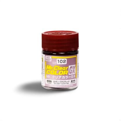 GUNZE GX-102 MR. CLEAR COLOR GX (18 ML) DEEP CLEAR RED
