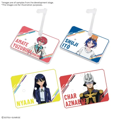 Action Base 7 Clear Color Mobile Suit GQuuuuuuX Stickers Set