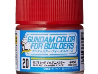 GUNZE UG-20 GUNDAM COLOR FOR BUILDERS (10ML) RX-78 RED VER.