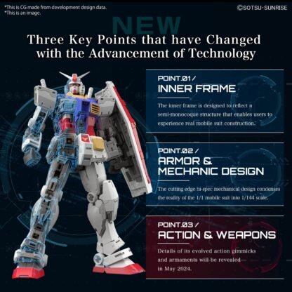 RG 1/144 RX-78-2 Gundam Ver. 2.0 – Image 4