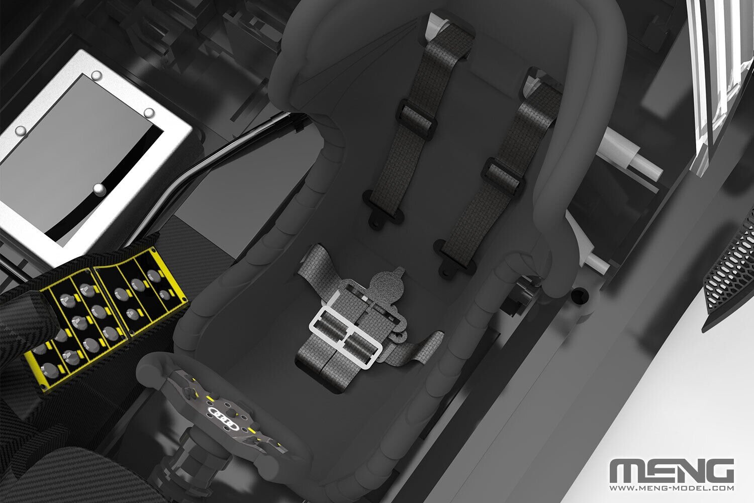MENG CS-008 AUDI R8 LMS EVA RT TEST TYPE-01 TSRT R8 1/24 – Image 7