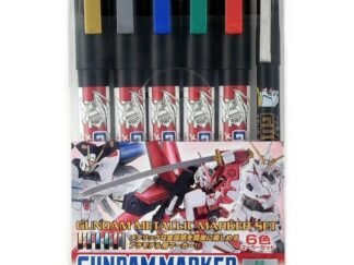 GUNZE AMS-121 GUNDAM METALLIC MARKER SET